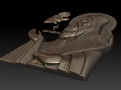 Silouan the Athonite 3D model