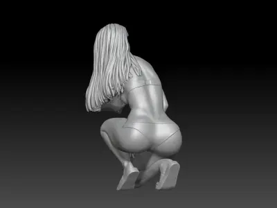 car wash girl 2025 5 3D print model