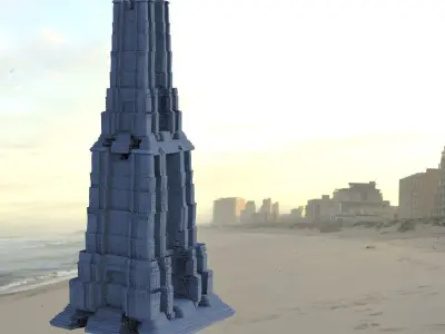 Skyscraper Tall 3D model