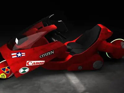 AKIRA Kaneta bike 3D model
