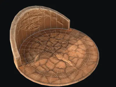 Stylized Portal Free low-poly 3D model