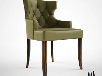 Brabbu Maori dining chair 3D model