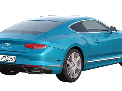 Bentley Continental GT Azure 2026 3D model