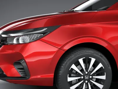 Acura City RS CVT 2024 3D model