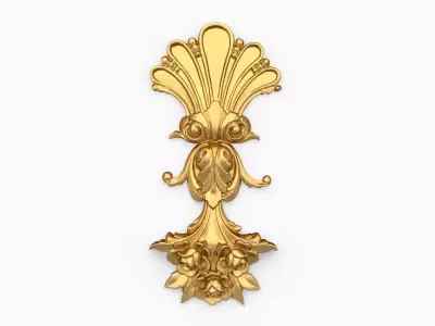 Classic decor ornament 104 3D model