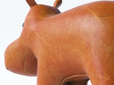 Hippo Bookend 3D model