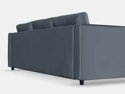 VIMLE 3-seat sofa 9 Low-poly 3D model