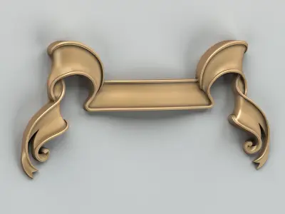 Decorative Ribbon 002 3D model