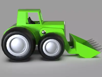 Track Game  Low-poly 3D model