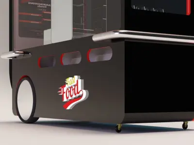 Food Cart Model 3D model