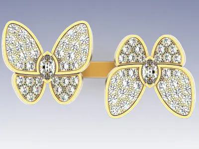 Ring Flying Beauties 3D print model