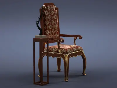 cabinet cabinet wardrobe sofa bed table bookshelve 3D model