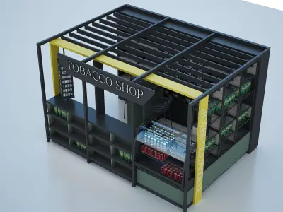 Shop Stand Design  3D model