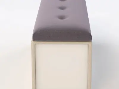 Julian Chichester Temple Long Bench 3D model