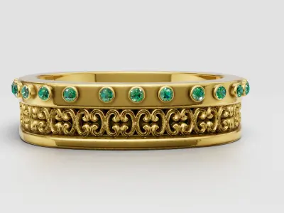  Luxury Gold Rings 3D Printable Models 3D print model