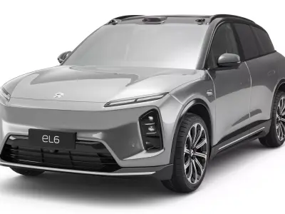 2025 Nio EL6 ES6 with Interior 3D model
