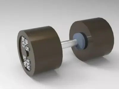 Adjustable Dumbbells  3D print model