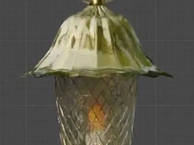 lamp props interior Free 3D model