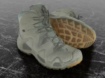 LOWA ZEPHYR GTX MID 3D BOOTS 3D model