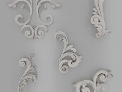 Trim Ornament 106 3D model