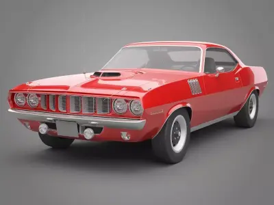 Generic old car 01 3D model