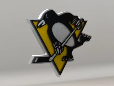 NHL Pittsburgh Penguins Team Logo 3D model