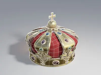 Kings Crown 4K and 2K Free 3D model
