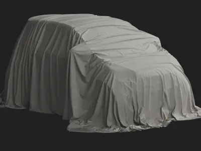 Ordinary Car Cover 03 3D model