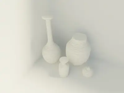 modern Vase a7 3D model