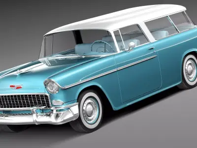 Chevrolet Bel Air Nomad 1955 3D model