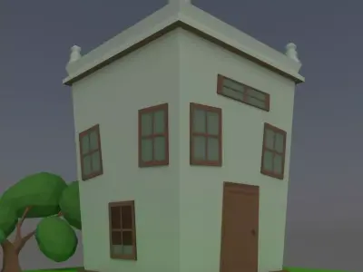 Home Fantasy Free low-poly 3D model