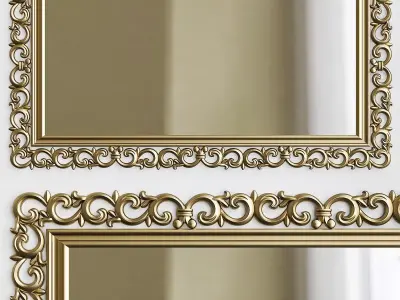 Classic frames mirror 3D model