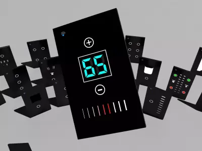 accesorios electricos digitales Low-poly 3D model