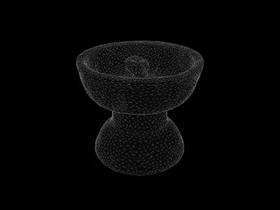 Anydrafts Candlestick 02 Low-poly 3D model