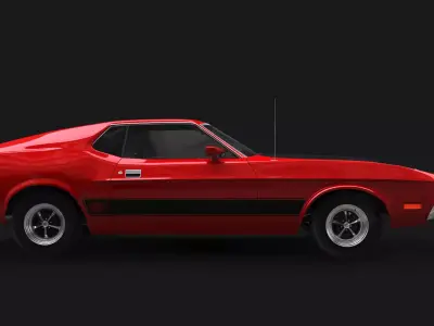 Mustang Mach1 73 3D model