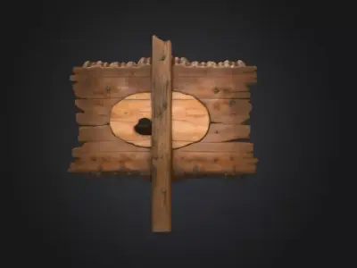 Spectral Screech Banshee Low-poly 3D model