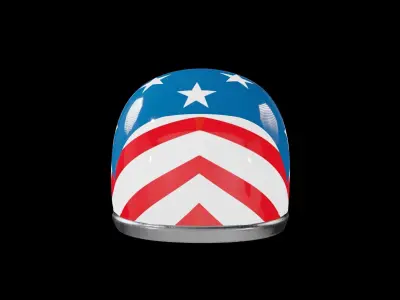 American Helmet  3D model