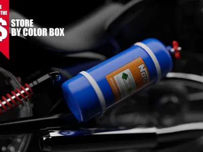 BEST HEAVY MOTOR BIKE 3D model