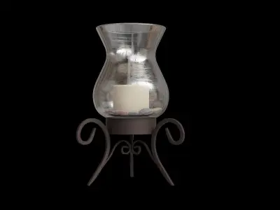 Antique Candle Holder 3D model