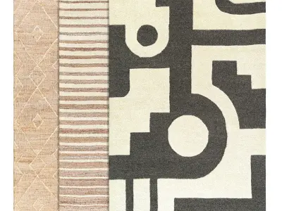 Brook rug 3D model