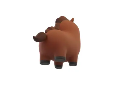 Horse Character 3D model purchase
