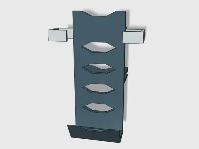 Phone holder stand for car easy print 3D print model