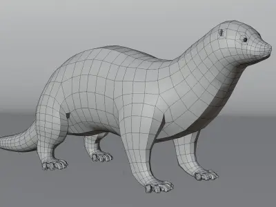 Otter HD 3D model