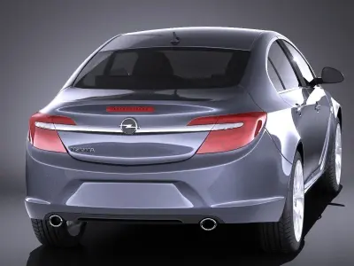 Opel Insignia sedan 2015 VRAY 3D model