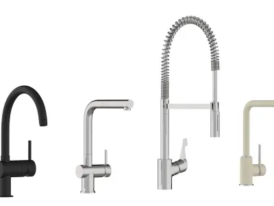 Kitchen sink mixers 3D model