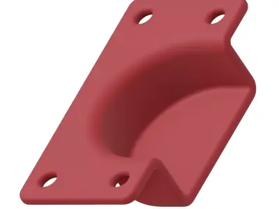 Plastic Furniture Roller Bracket Toy 3D model