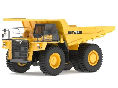 HD785-7 Dump Trucks 3D model