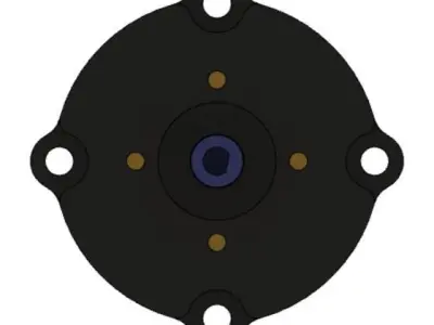 SIMPLE STEAM PLANEARY GEAR 3D print model