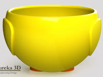 Chicken flowerpot 3D print model