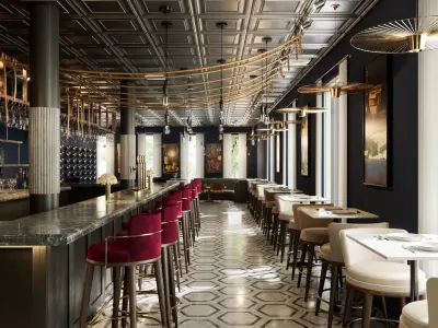 ArchViz Scene Vol 4 - Bar 3D model